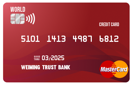 Stack of credit cards, with a card displaying an alarm icon, coins and a shield.